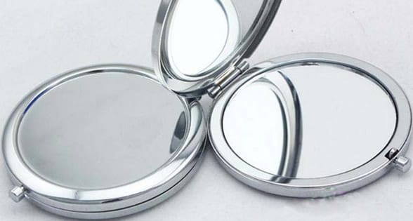 Photo of a compact mirror