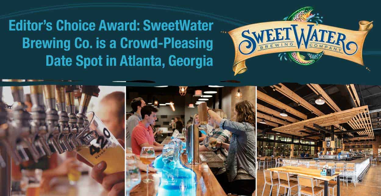 Premio "Editor's Choice": SweetWater Brewing Co. es un punto de encuentro para las fechas en Atlanta, Georgia.