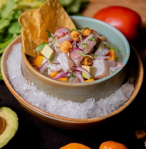Picture of ceviche from Richard Sandoval Hospitality