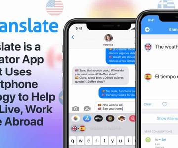 iTranslate es una aplicación de traducción que utiliza la tecnología de los teléfonos inteligentes para ayudar a los solteros a vivir, trabajar y salir al extranjero.