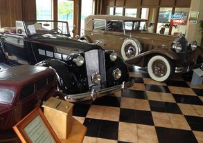 Photo of Packard exhibit